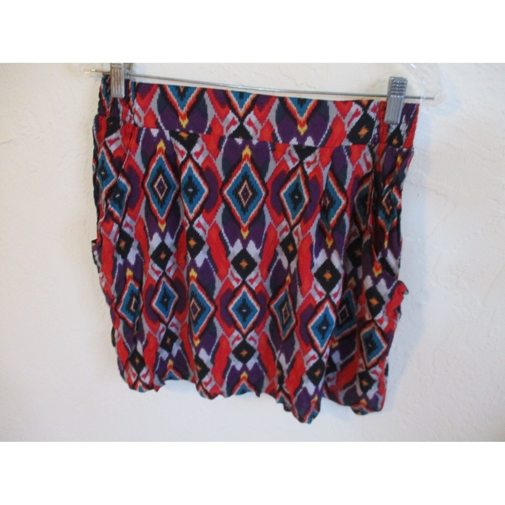 Material Girl Elastic Back Short Flowy Skirt Juniors Size XL
